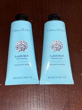 2 PACK - Crabtree & Evelyn LA SOURCE Hand Therapy 3.5 oz Each x2 - NEW & SEALED